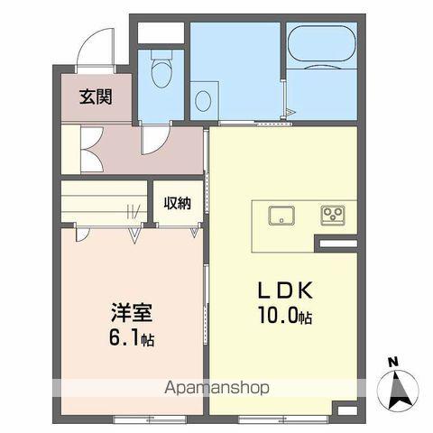 エスパルク レジデンス(1LDK/1階)の間取り写真