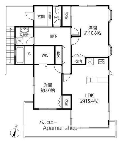 荻窪2丁目35(2LDK/2階)の間取り写真