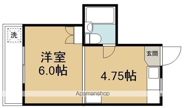 PRECIOUS RESORT(ワンルーム/2階)の間取り写真