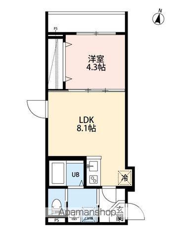 YUI TERRACEⅡ(1LDK/1階)の間取り写真