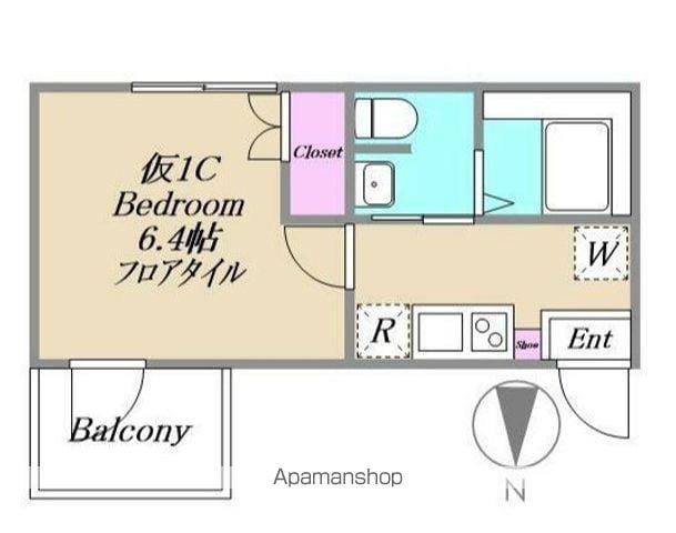 アーバンリーフ小岩(1K/1階)の間取り写真