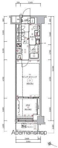 ベルシード板橋本町プレミアⅡ(1LDK/4階)の間取り写真