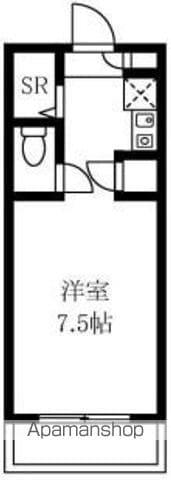 ル・レーブ(1K/2階)の間取り写真