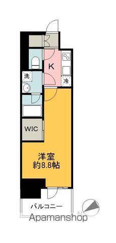 アルティジャーノディーズ狭山(1K/6階)の間取り写真