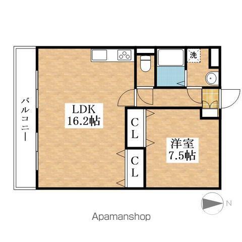 ユーミーT.C(1LDK/2階)の間取り写真