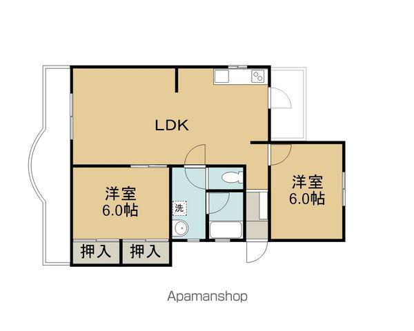 MATSUMOMENT桜井(2LDK/2階)の間取り写真