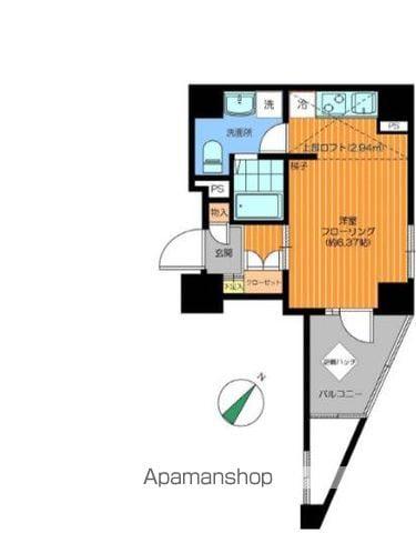 ラグジュアリーアパートメント文京千石02(1K/8階)の間取り写真