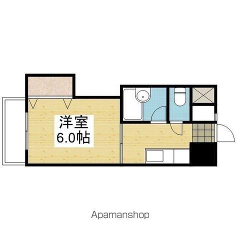 ベルシャトー(1K/2階)の間取り写真