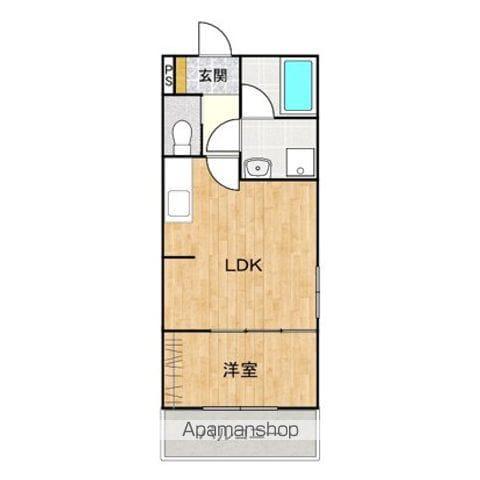 PLANO南蔵王(1LDK/2階)の間取り写真