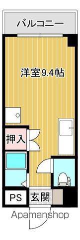 リンダビスタパートⅠ(ワンルーム/3階)の間取り写真