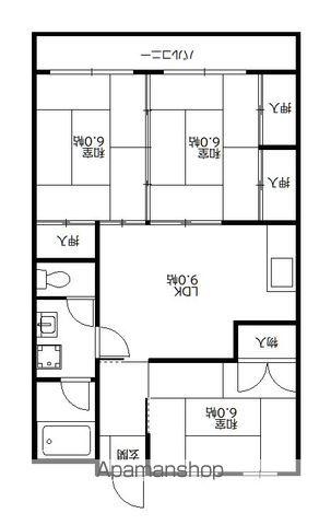コンダクトヴィレッジ姪浜サウス(3DK/3階)の間取り写真