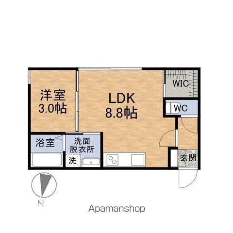 インテグラルDAIGANJI(1LDK/2階)の間取り写真