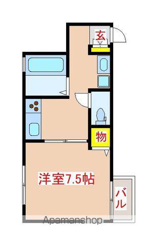 アロハハイツ(1K/1階)の間取り写真