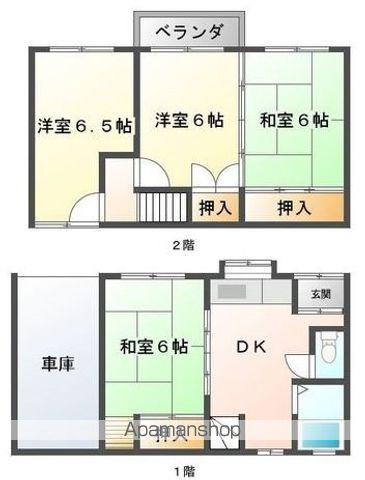 ＰＲＥＳＴＩＧＥ平方(4DK)の間取り写真