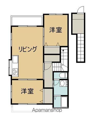 ゴールデンハイツ(2LDK/2階)の間取り写真