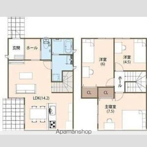 ヤマイチテラス　西庄(3LDK)の間取り写真