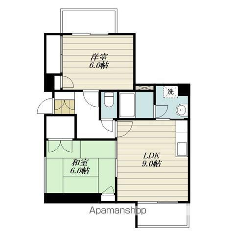 マトリックス(2LDK/2階)の間取り写真