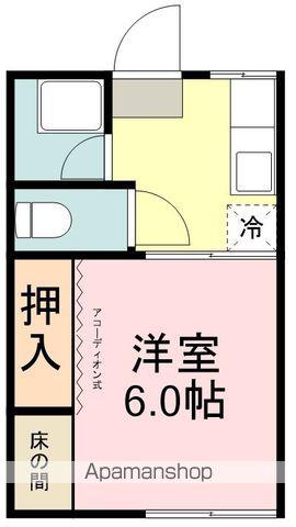 サンコーポ(1K/1階)の間取り写真