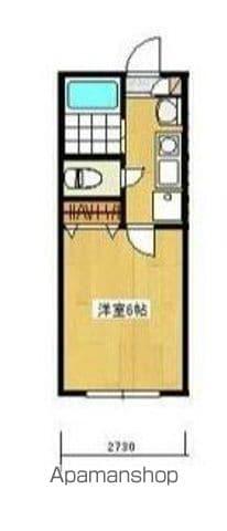 フォレストハウス鎌ヶ谷(1K/2階)の間取り写真