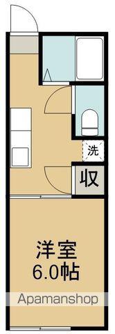 アメニティ原町(1K/2階)の間取り写真