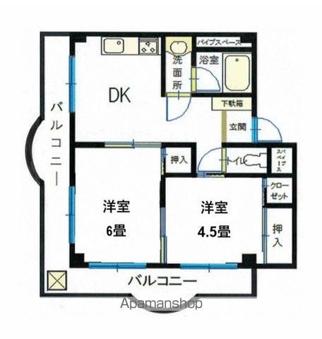 シェリーメゾンオジマ 4階階 間取り
