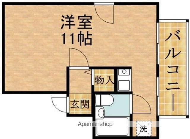 十三本町ユニハウス(1K/6階)の間取り写真