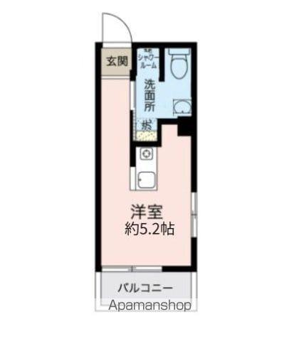 ライフプラス三篠(ワンルーム/4階)の間取り写真