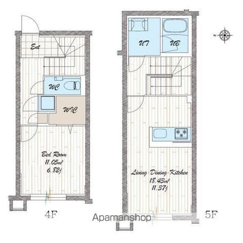 QUADOR NOIE 池下(1LDK/4階)の間取り写真