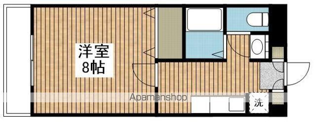 クレアール桜木(1K/3階)の間取り写真