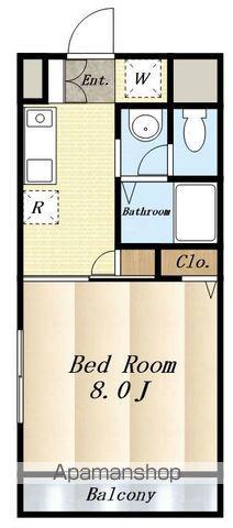 ホワイトレジデンス(1K/3階)の間取り写真