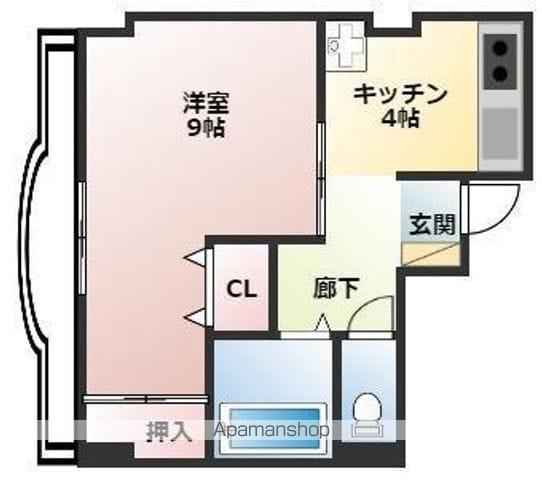 第5正田ビル(1K/3階)の間取り写真