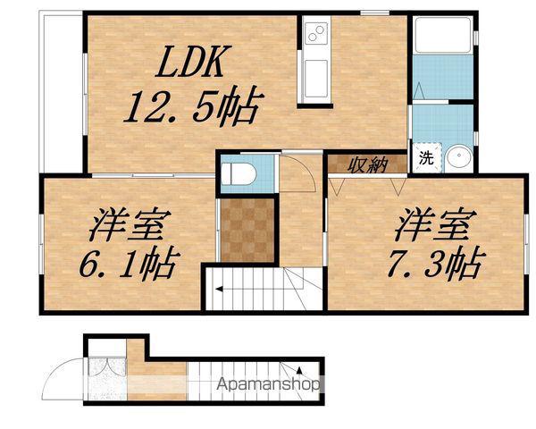コートボナール(2LDK/2階)の間取り写真