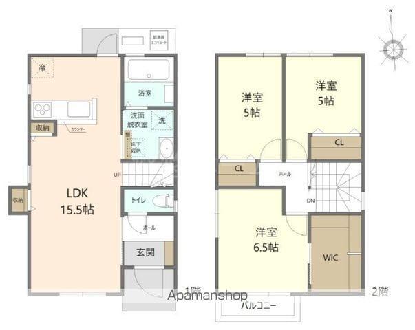 ＳＵＭＩＫＡ上津（仮）(3LDK)の間取り写真