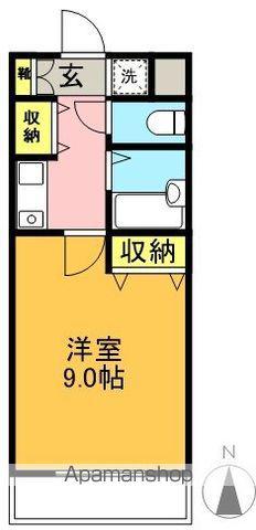 ベルウッド明大前(1K/2階)の間取り写真