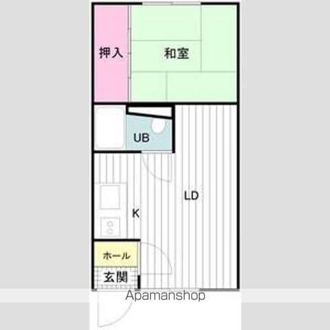 シティハイム・アトム(1LDK/1階)の間取り写真