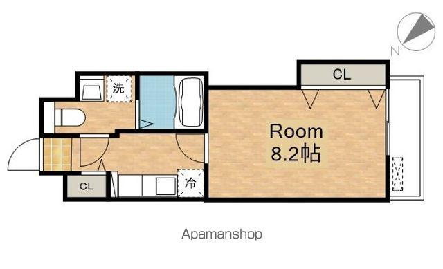 ファルカ(1K/4階)の間取り写真