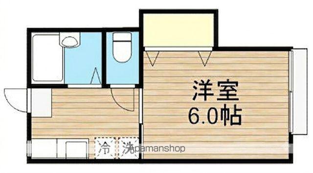 ブランシュ(1K/2階)の間取り写真