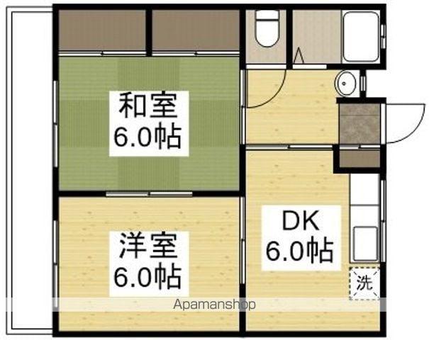 三協コーポ(2DK/3階)の間取り写真