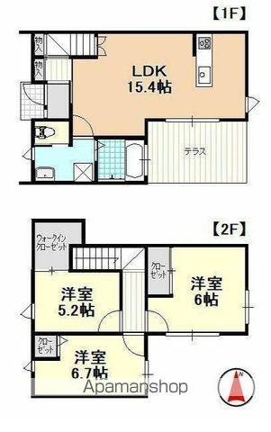 遠州鉄道 助信駅 徒歩29分 2階建 築1年(3LDK)の間取り写真