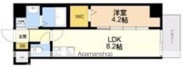 LIFEFIELD諸岡2(1LDK/7階)の間取り写真
