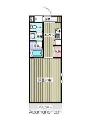 アムール百草園 3階階 間取り