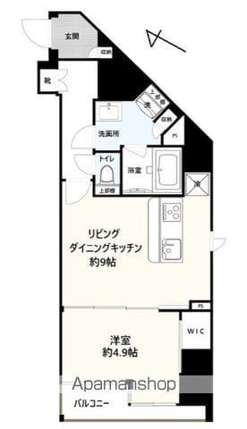 プレセダンヒルズ文京本駒込(1LDK/5階)の間取り写真
