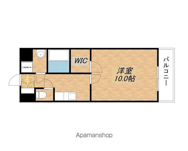 ブリリアントコナン(1K/3階)の間取り写真
