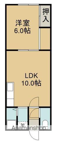 カーサウーノⅡ(1LDK/3階)の間取り写真