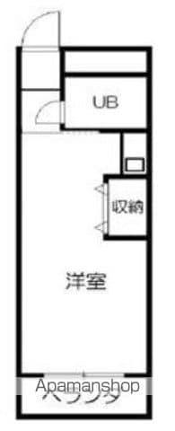 ランドフォレスト南柏Ⅱ(ワンルーム/4階)の間取り写真