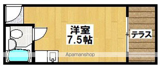 パール住吉(ワンルーム/1階)の間取り写真