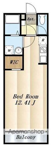 ヒルズ豊田(ワンルーム/1階)の間取り写真