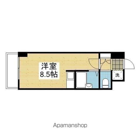 CASA FELIZ(ワンルーム/1階)の間取り写真