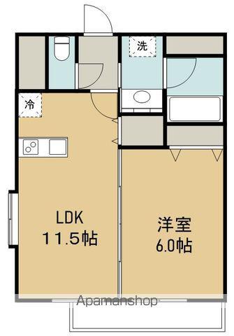 コージーコート五輪(1LDK/10階)の間取り写真