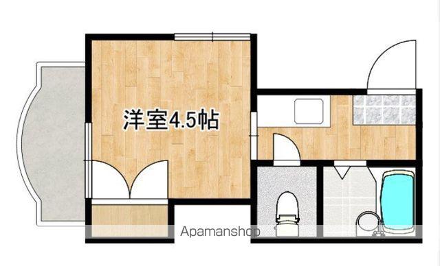 MAUM(1K/3階)の間取り写真